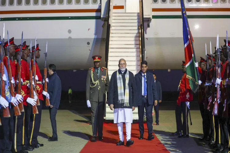 Namibia: Indian Diaspora welcome PM Modi